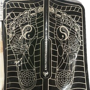 Black and White EMS Foot Massager- Electric foot massage with settings